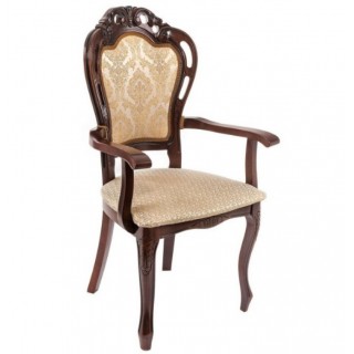 Кресло Bronte / Кресло Гранд Вишня спинка Линур4416/7, сидение 4416С/7 с патиной