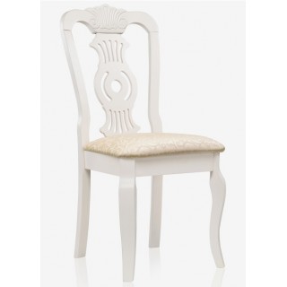 Стул LOMAR/7102 Butter White/Fabric FD/3321 3 Brown