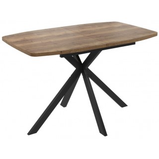 Стол Тамаса/FERGUS стол раздвижной ДубГалифакс Табак/Черный