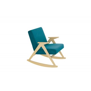 Кресло-качалка Вест (Лиза) (Ultra Mint, кант Ultra Mint, дуб шампань)