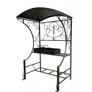 Мангал КЛАССИКА с крышей, разборный